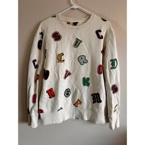 Rowing Blazers × Target- Alphabet Print Crewneck Sweatshirt - Medium